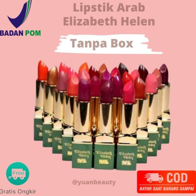 Big Sale (T)Erpopule(R) Lipstik Arab Elizabeth Helen Original Bpom Tanpa Box Pengiriman Cepat