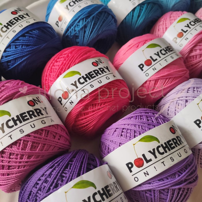 

Terbaru Benang Rajut Polyester/Poliester - Polycherry Onitsuga - 100Gr - Pt3 Promo Terlaris