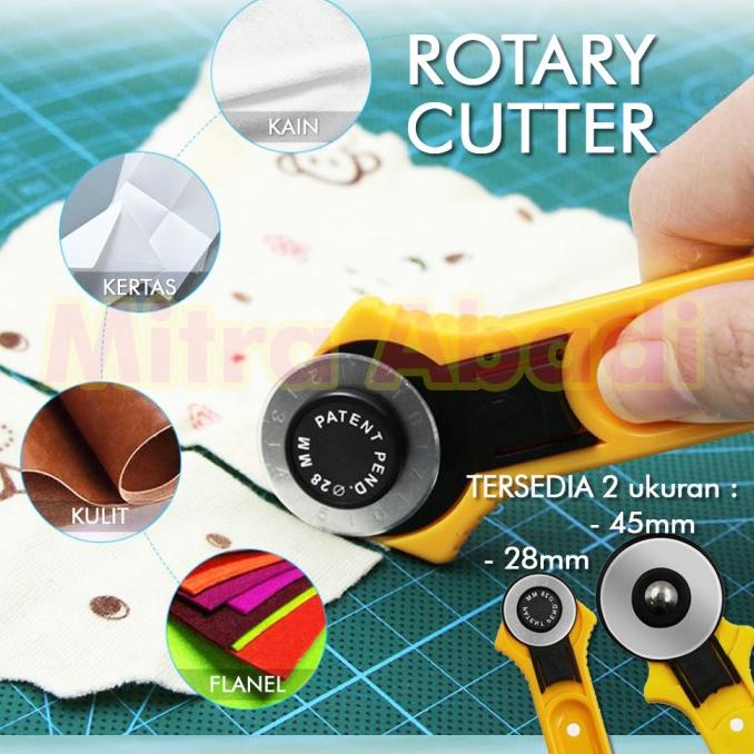 

TERLARIS Rotary Cutter / Pisau Putar Pemotong Kain