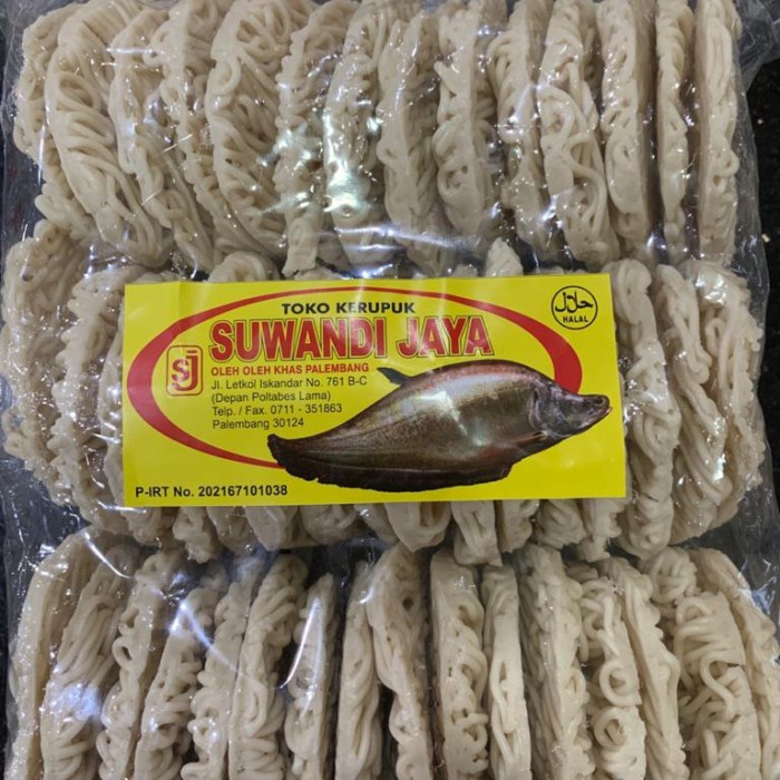 

Kerupuk - Kerupuk Keriting Lebar Mentah