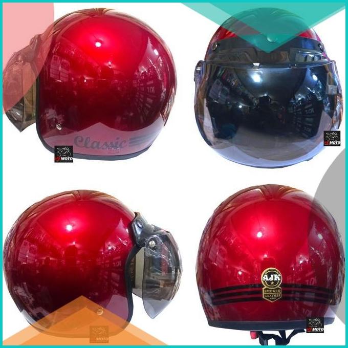 Helm Retro Bogo CLASSIC/Helm SNI/Helm Retro / Helm Klasik / Helm Bogo