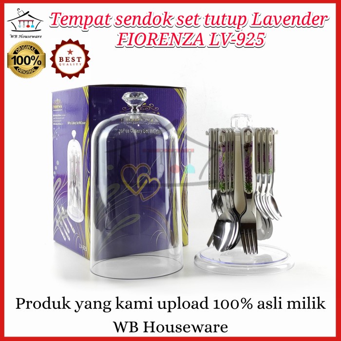 Terbaru Sendok Garpu Set + Turup Motif Cantik Fiorenza Lv-925 Promo Terlaris