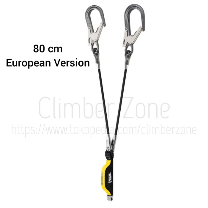 Petzl ABSORBICA-Y Lanyard 80 cm with MGO