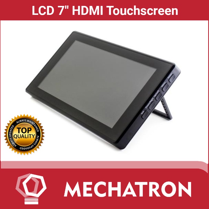 Lcd 7 Inch 7" Hdmi Touchscreen + Case Raspberry Pi Display Monitor
