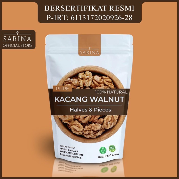 

Kacang - Roasted Walnut / Kacang Walnut Panggang 500Gram