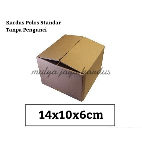 

1 PCS Kardus Polos Packing Box Karton Kotak Aksesoris Souvenir Kado Polos Ukuran 14x10x6 CM (ST-5)