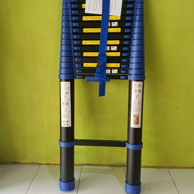 Tangga Teleskopik 6 Meter Single ( Biru)