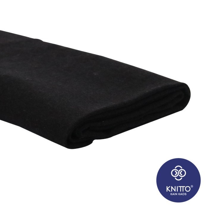 Terbaru Bahan Kaos Kain Cotton Bamboo 24S Warna Hitam Reaktif Special Promo Terlaris