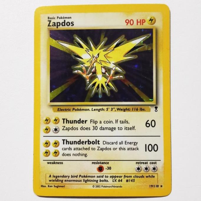 Zapdos 19/110 - Legendary Collection Holo Rare Pokemon Card TCG