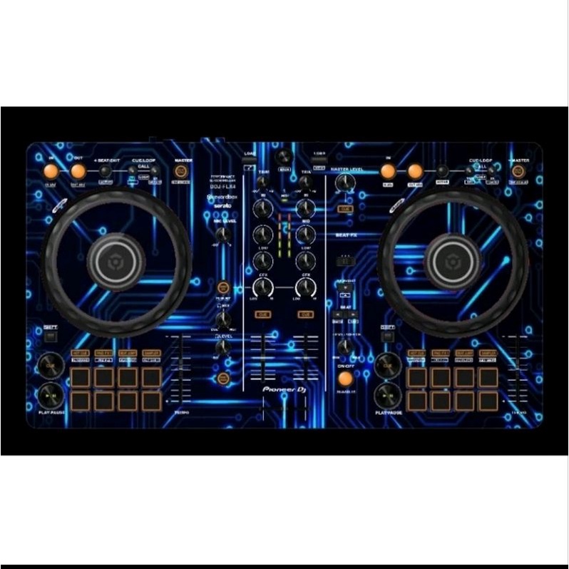 Stiker pelindung alat DJ musik ddj-flx4 pioneer