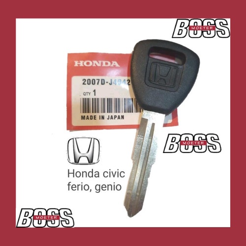 kode07 Bahan anak kunci mobil Honda Civic Ferio, Genio, Maestro