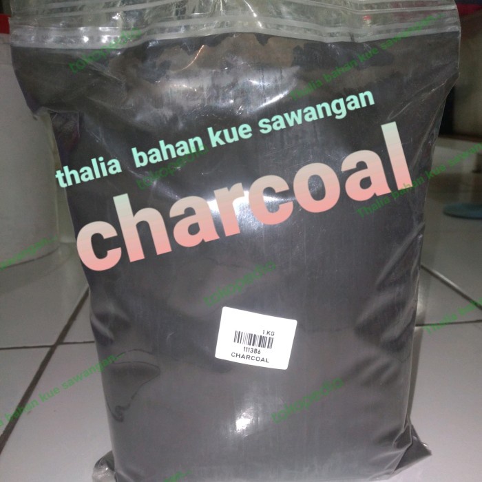 

Terbaru Charcoal / Arang Hitam Bubuk 1Kg Pewarna Hitam Alami, Aman Dimakan Promo Terlaris