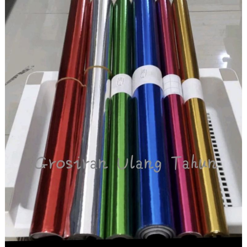 

Kertas Metalik / Kertas Mas / Kertas Kado (50Lmbr)