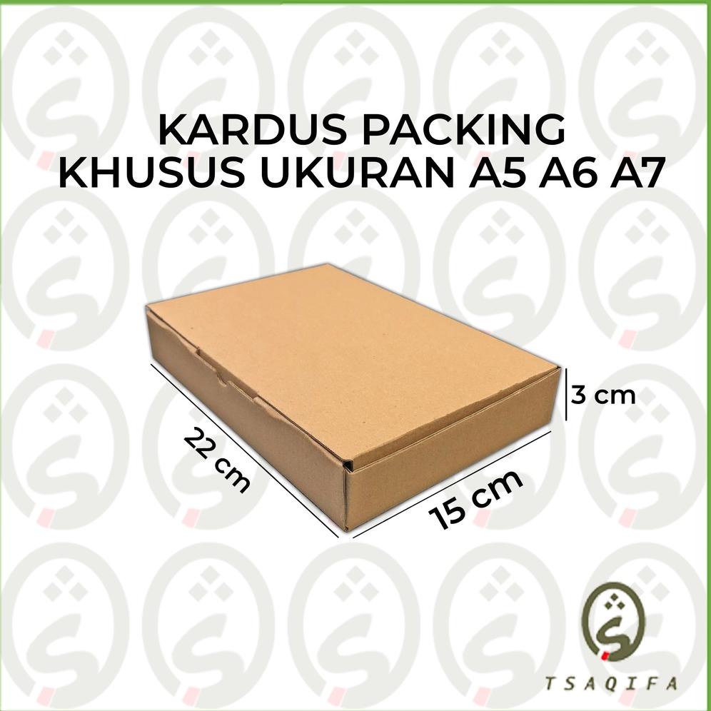 

Kardus Packing AlQuran Ukuran 22x15x3 cm (untuk 1 alquran ukuran A5 dan untuk 2 alquran ukuran A6)