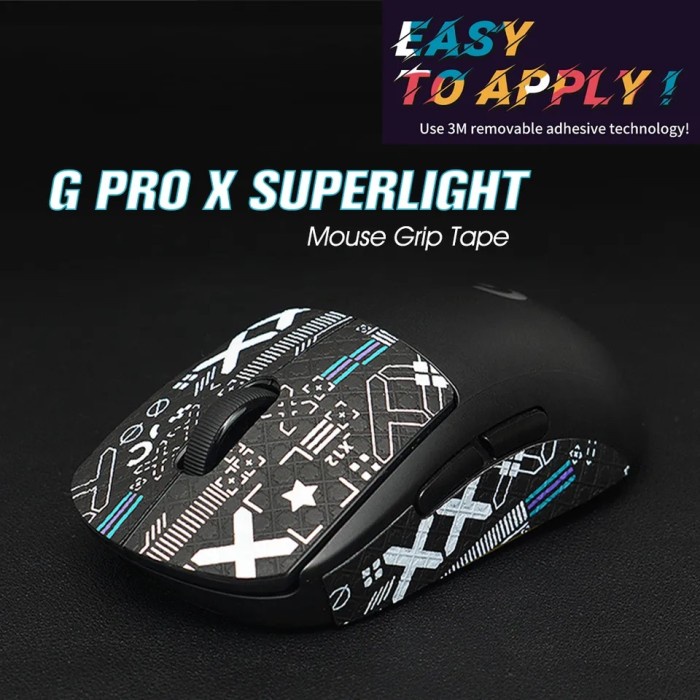 Grip Tape Anti Slip Skin Logitech G Pro X Superlight Mouse Gaming