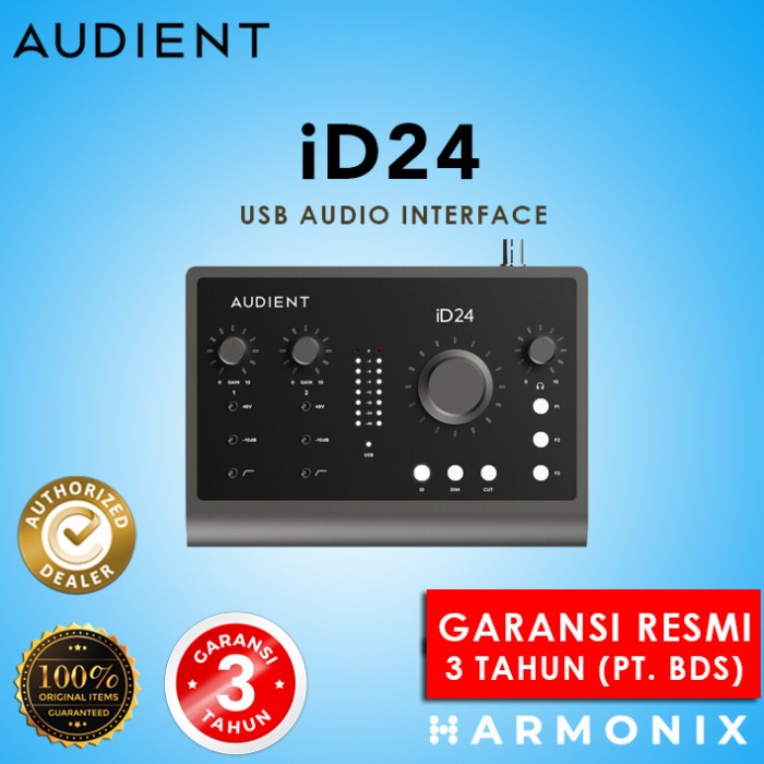 AUDIENT ID24 DESKTOP 10 X 24 USB-C AUDIO INTERFACE