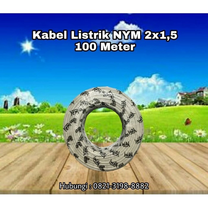 Kabel Nym 2X1,5 X 100Yard / Kabel Listrik 2 X 1,5 Best