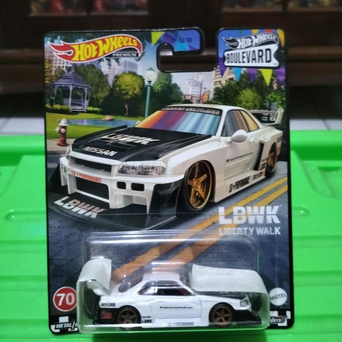 hot wheels premium LBWK putih  Terbaru