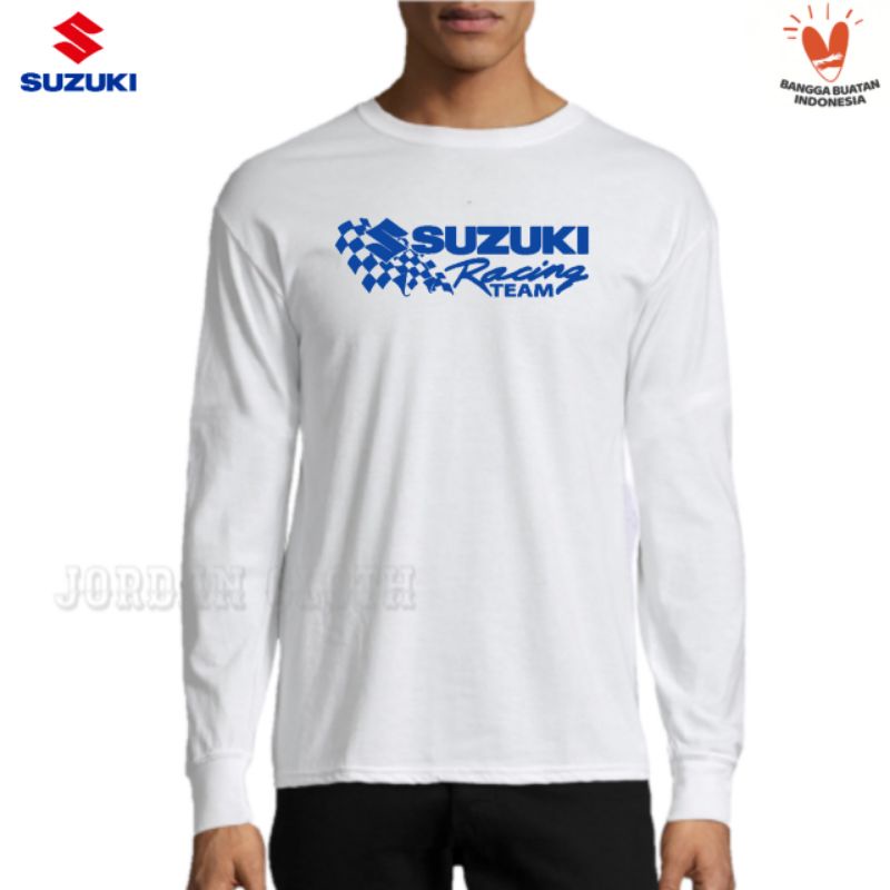 Tshirt Baju Kaos Lengan Panjang Suzuki Racing Team