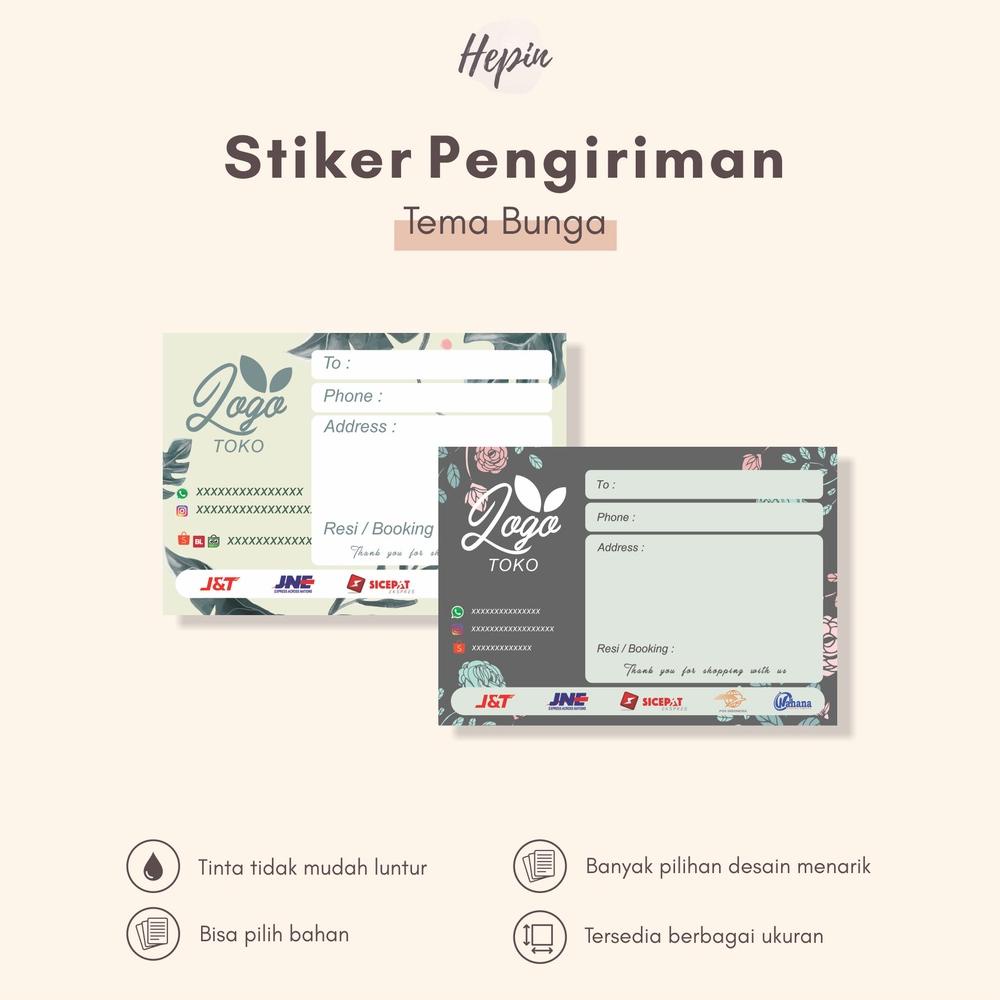 

Label Pengiriman Olshop Tema BUNGA - Stiker Pengiriman Online Shop