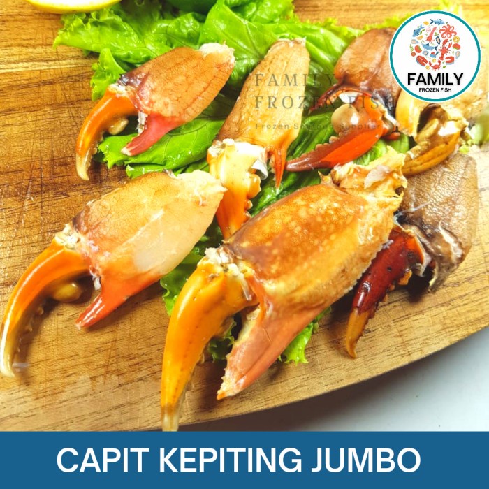 Capit Kepiting Jumbo Kupas Daging Capit Size Besar Premium Quality