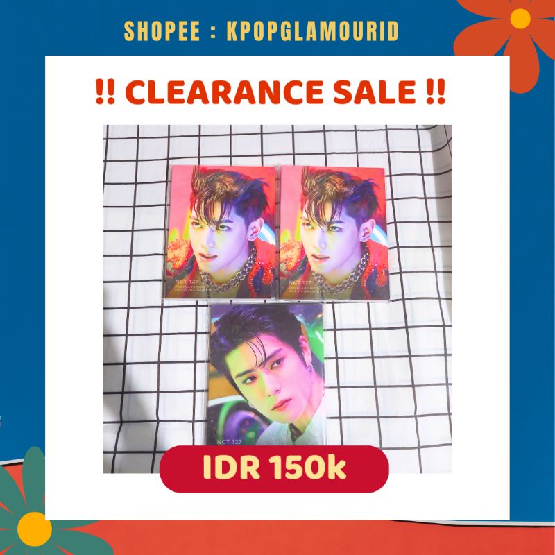 ‼️CLEARANCE SALE 50K AJA‼️READY STOCK SPECIAL POSTCARD NCIT BOOK PHOTOCARD SET NCT 127 JAEHYUN TAEYO