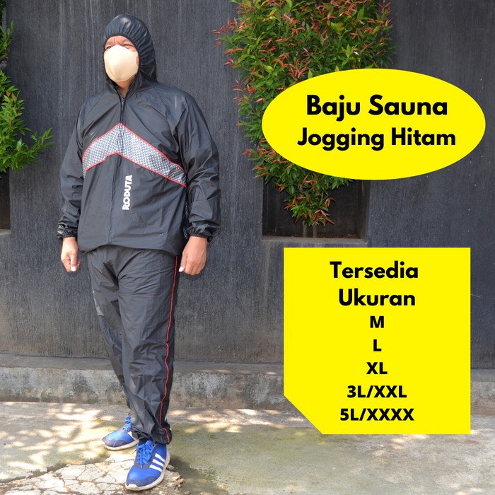 Jaket Sauna Olahraga Roduta Tipe Jogging