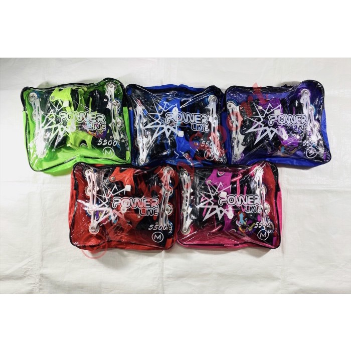 Sepatu Roda Bajaj Ban Karet Inline Skate Pu Wheels Anak Dewasa Nyala C