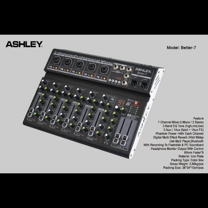 Mixer Ashley Better 7 Mixer Audio Ashley Better7