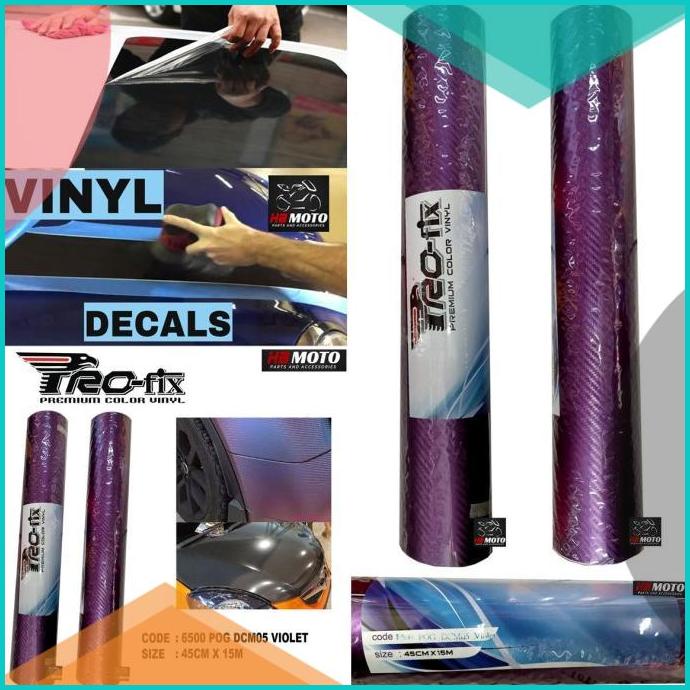 

Sticker Vinyl Profix Violet (Ungu)(6500 POG DCM 05 Violet)(45CM x 15M)