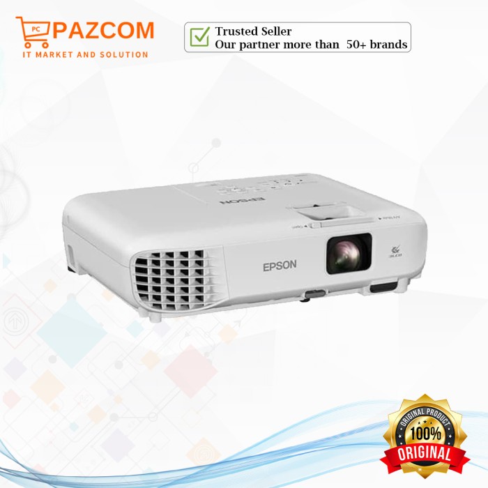 EPSON PROJECTOR EB- E500, XGA, 3300 ANSI LUMENS