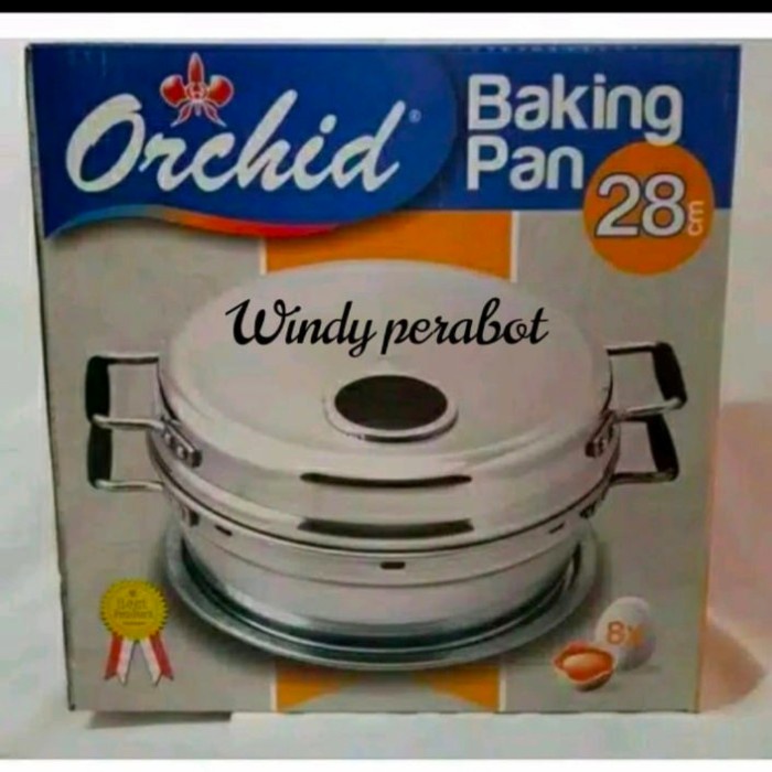 

✅Original Baking Pan Orchid 28Cm. 8Telur Limited