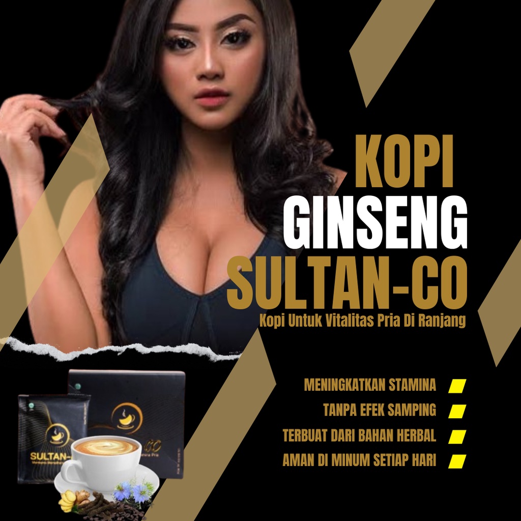 

Kopi Sultan-co Original For Adult Kuat Tahan Lama Tingkatkan Stamina Pria Dewasa Bertenaga Diatas Ranjang Penambah Kejantanan Vitalitas Pria