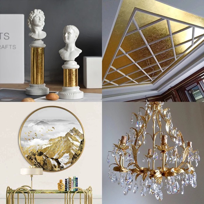 

100Ml Lem Gold Foil Leaf Adhesive Lem Kertas Prada Lem Gilding Shee