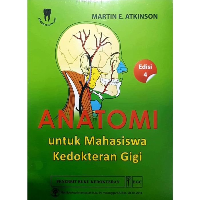 

[ Original ] Anatomi Untuk Mahasiswa Kedokteran Gigi Ed 4 - Martin