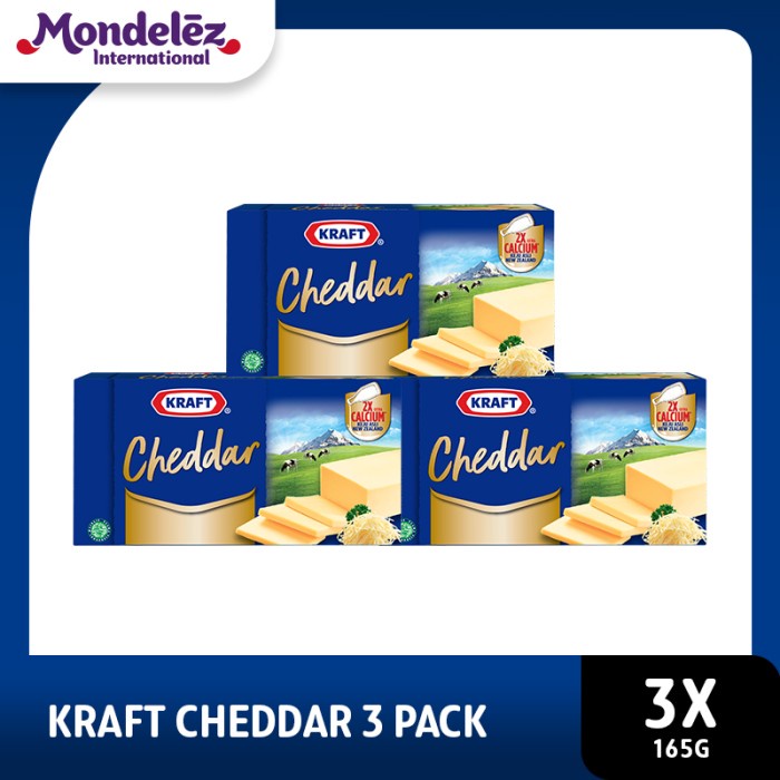 

Terbaru Kraft Keju Cheddar 165Gr - Triple Pack Promo Terlaris