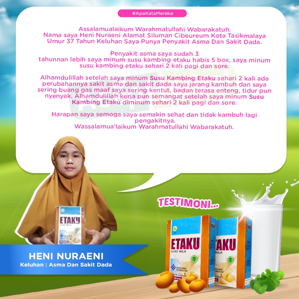 

Obat Asma Sesak Nafas Sakit Dada Nyeri Dada Sebelah Kanan Dan Kiri Jantung Berdebar Susu Kambing