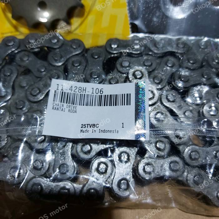 Gearset Supra Fit, Supra X 125 Astra. Gear Rantai 428.