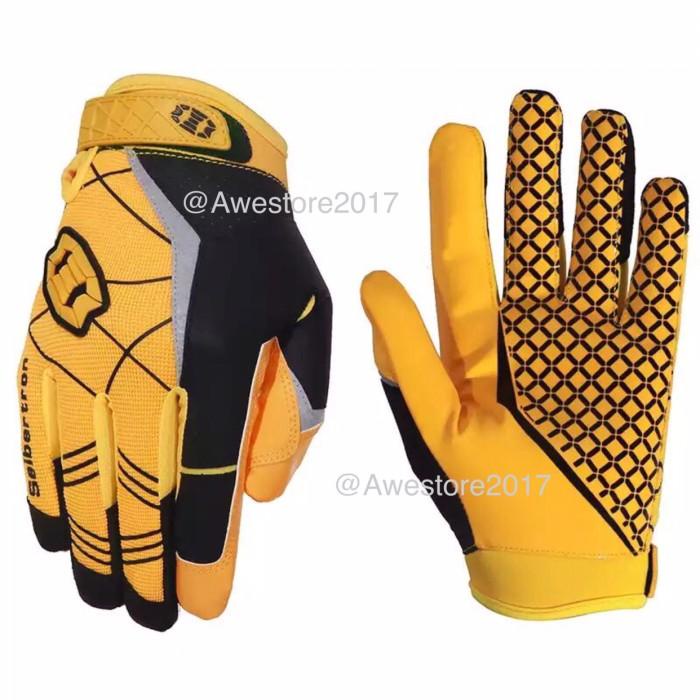 American Football Glove Sarung Tangan Flag Foot Ball Rugby Gloves