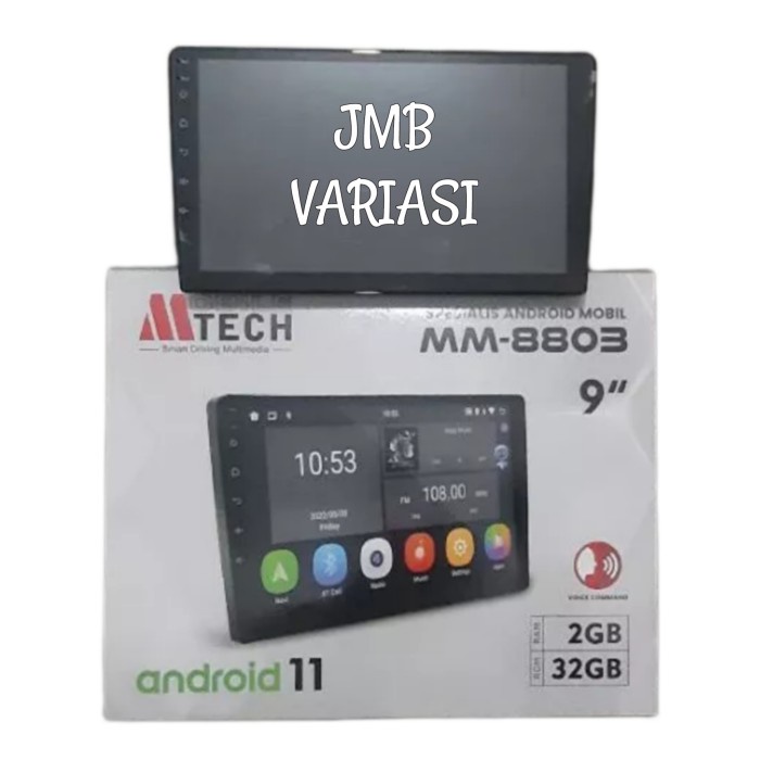 Head Unit 9 inch Android MTECH MM-8803 Ram 2GB/32GB