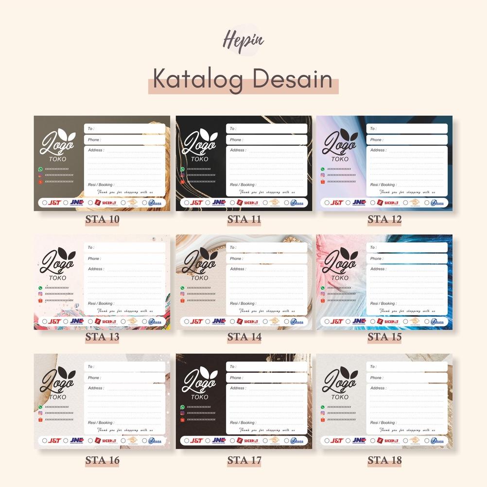 

cetak label stiker pengiriman tema AESTHETIC/label murah/