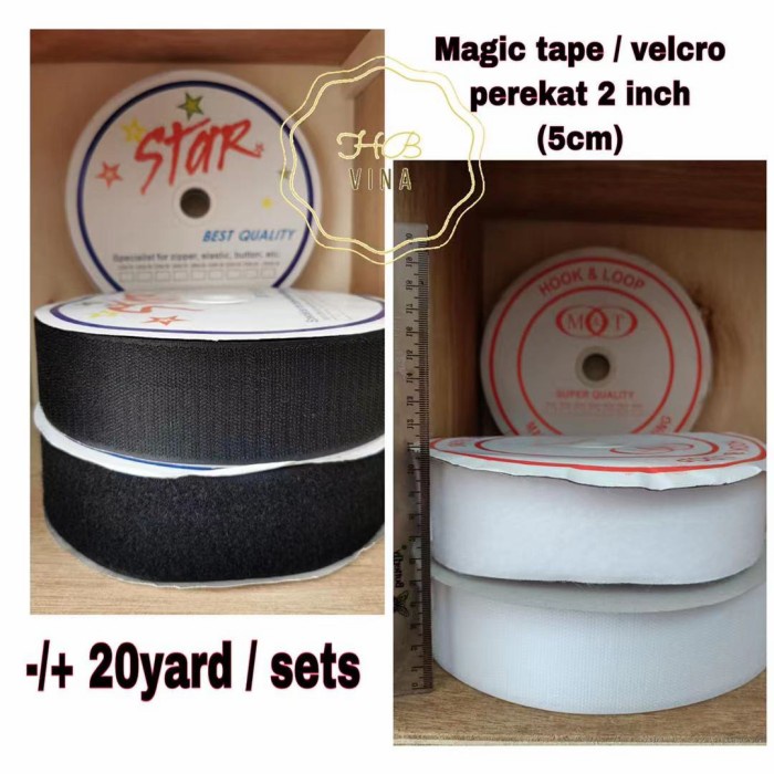 

magic tape / perekat 2inch hitam