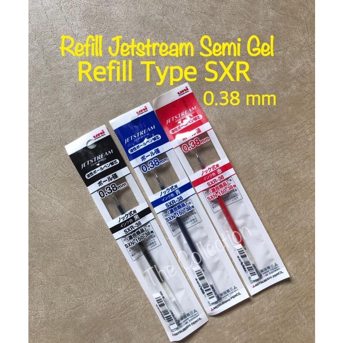 

ATK0606UN REFILL SEMI GEL 0.38 SXR-38 Jetstream Pulpen isi ulang pen