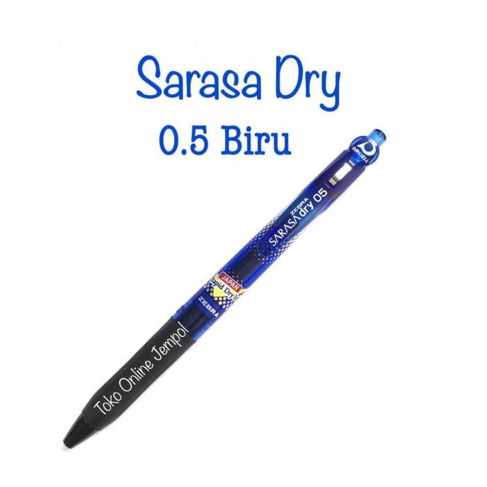 

Pulpen Sarasa DRY Biru 0.5 JJZ32-BL DRYJELL 0,5 gel ink pena ATK0990SR