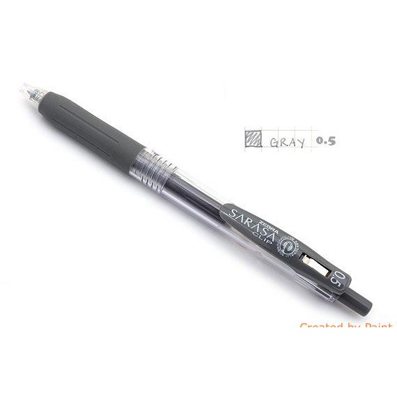 

ATK279SR JJ15GR GRAY 0.5 Pen Zebra Sarasa Clip Gel Ink abu grey pulpen