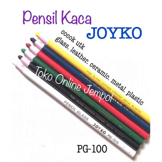 

satuan Pensil Kaca JOYKO PG-100 glass pencil gambar leather ATK1244JY