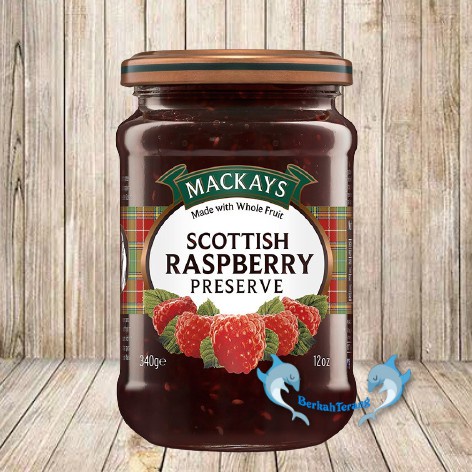 

Maays Scottish Raspberry Jam 340Gr / Selai Buah Raspberi Bpom