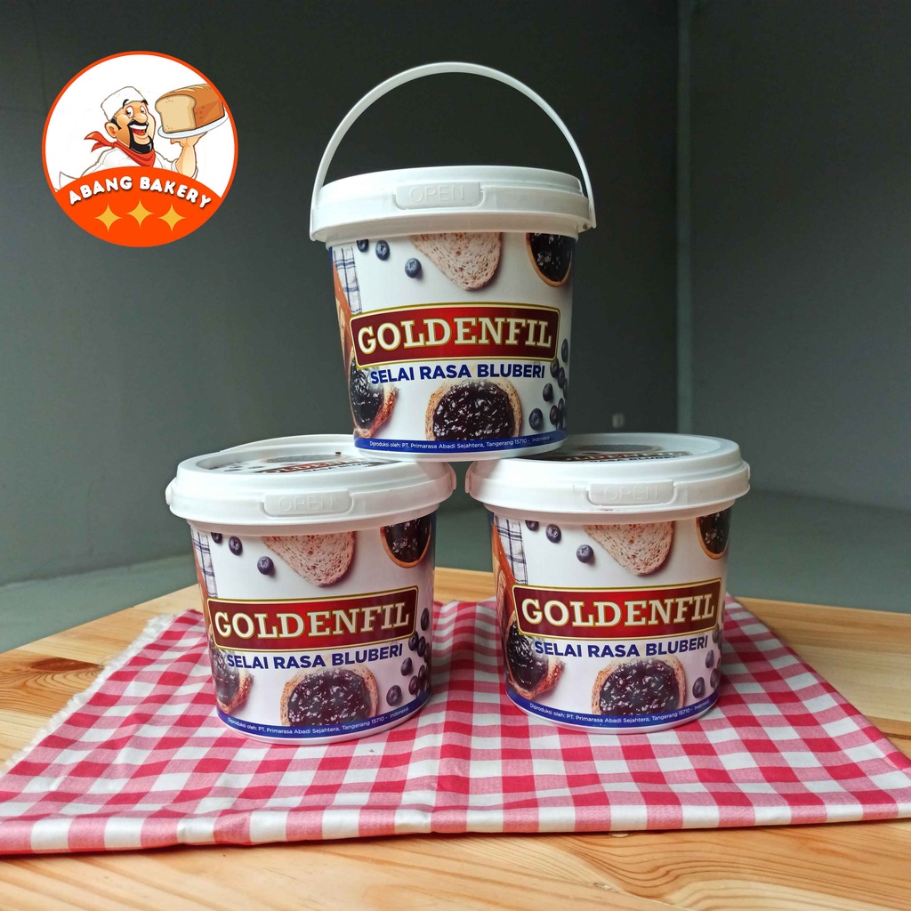 

Supplier Umkm Goldenfil Bluberi Jam Selai Roti Blueberry
