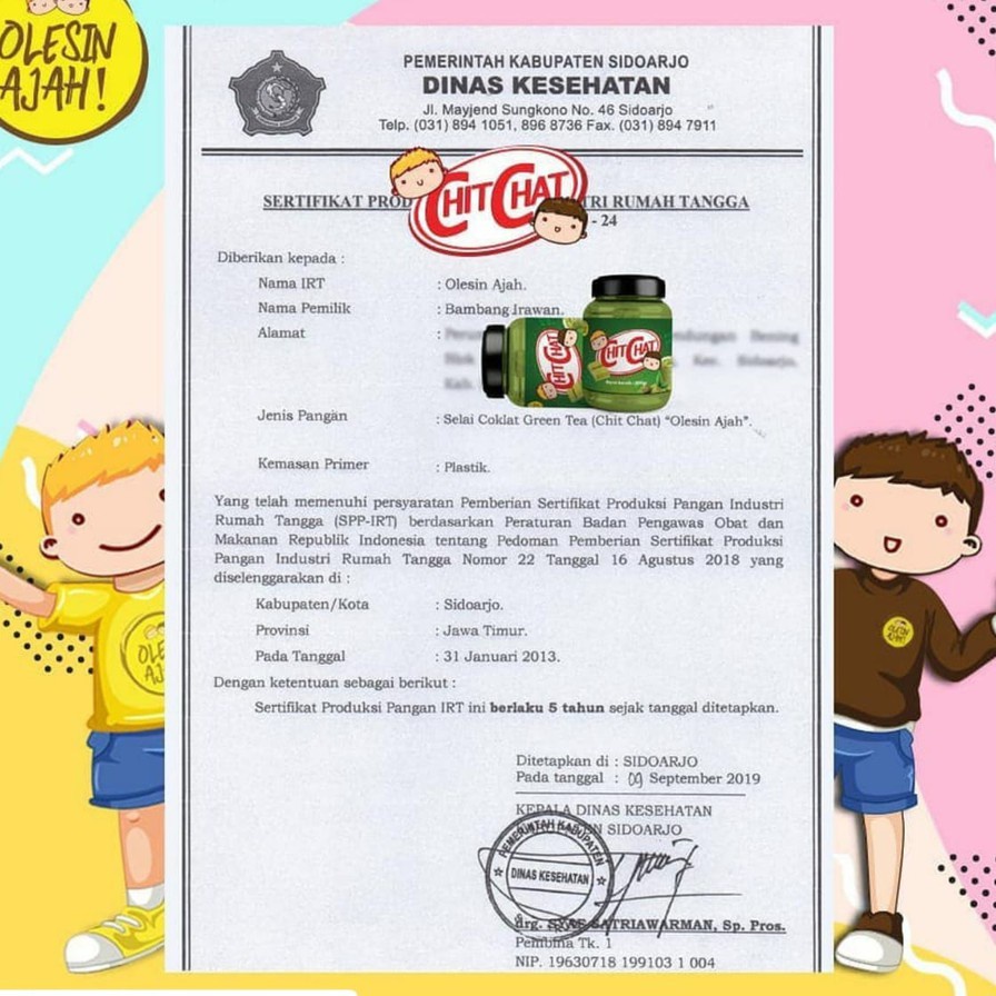 

Olesinajah Selai Unycorn 200Gr + Cookies And Cream 200Gr