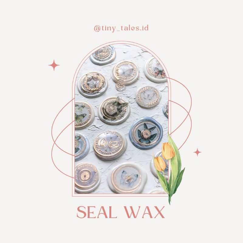 

[Tinytales] Seal Wax Stamp Set Jurnal DIY Deco
